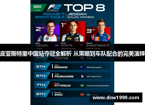 皮亚斯特里中国站夺冠全解析 从策略到车队配合的完美演绎 皮亚斯特里中国站夺冠全解析 从策略到车队配合的完美演绎