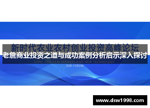 老詹商业投资之道与成功案例分析启示深入探讨
